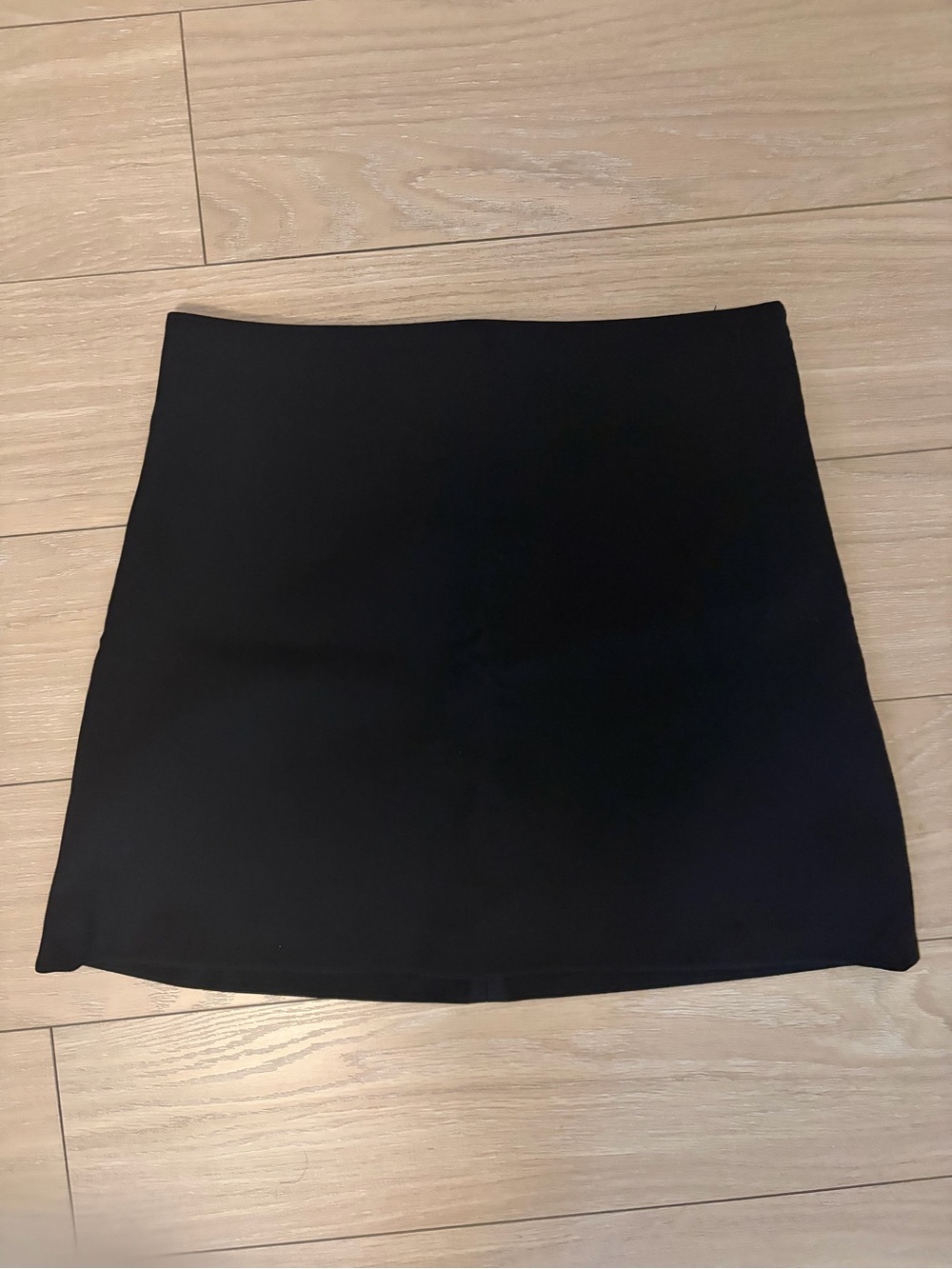 Zara Black Stretch Mini Skirt
